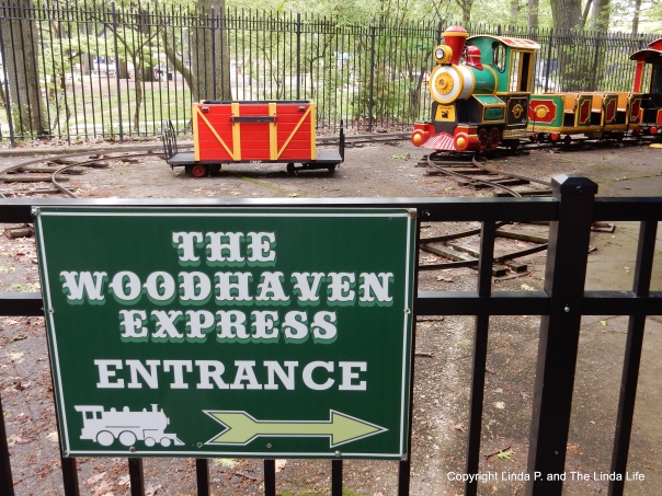 FOREST PARK, NYC The Woodhaven Express children's train ride